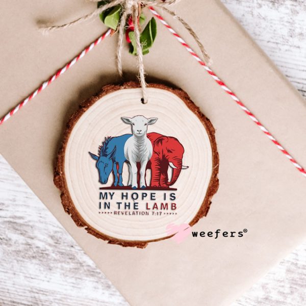 My Hope Is In The Lamb UV DTF Decal on Sale - Image 2