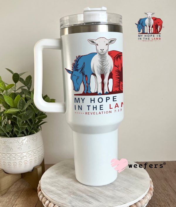My Hope Is In The Lamb UV DTF Decal on Sale - Image 5
