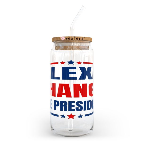 Alexa change the President 20oz Libbey Glass Can, 34oz Hip Sip, 40oz Tumbler UV DTF or Sublimation Decal Transfer Sale - Image 2