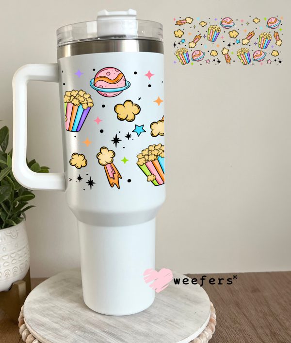 Popcorn Universe Bonanza UV DTF Cup Wrap Sale - Image 3