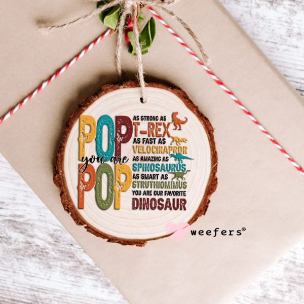 Pop Pop Dinosaur Quotes UV DTF Decal Discount - Image 3