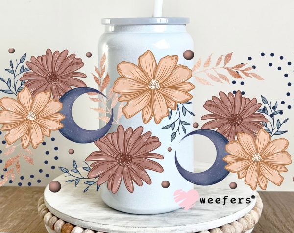 Moon Florals UV DTF Cup Wrap Cheap - Image 2