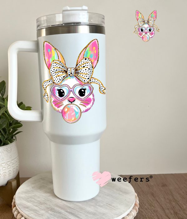 Bunny Bubble Gum UV DTF Decal For Sale - Image 3