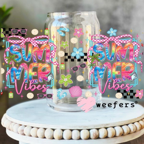 Summer Vibes Favorite Things UV DTF Cup Wrap - Weefers Exclusive Wrap Cheap