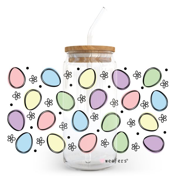Easter Egg Hunt 20oz Libbey Glass Can, 34oz Hip Sip, 40oz Tumbler UV DTF or Sublimation Decal Transfer Sale