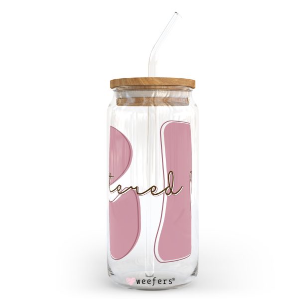 Registered Nurse Mauve 20oz Libbey Glass Can, 34oz Hip Sip, 40oz Tumbler UV DTF or Sublimation Decal Transfer Hot on Sale - Image 2