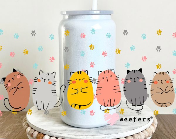 Cat Friends UV DTF Cup Wrap Online Hot Sale - Image 2