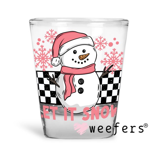 Let It Snow Pink UV DTF Decal Online now - Image 5
