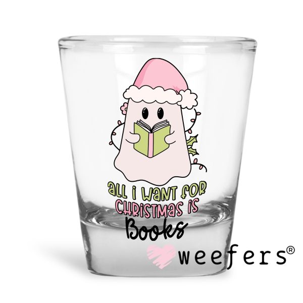 All I want for Christmas is Books UV DTF Decal Online now - Image 3