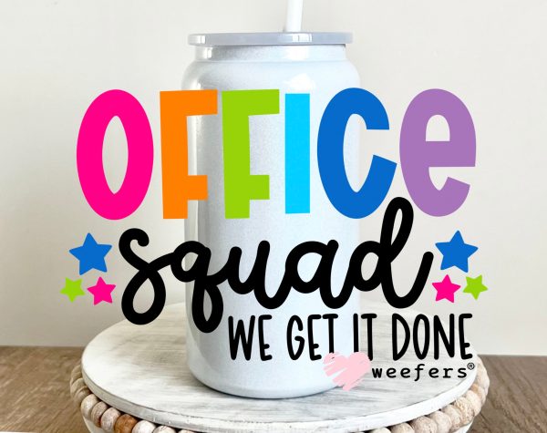 Office Squad We Get It Done UV DTF Decal Online - Image 2