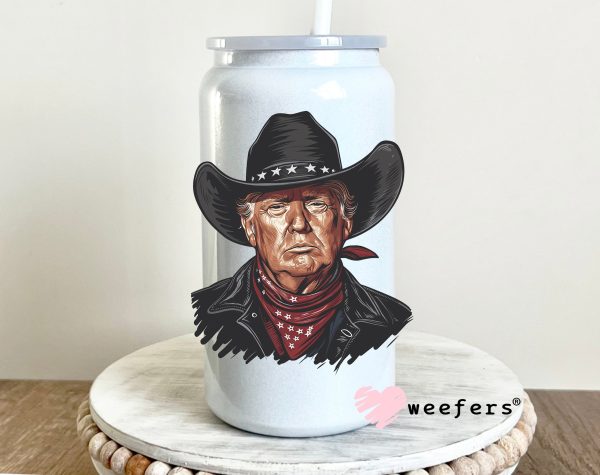 Trump Cowboy UV DTF Decal Online - Image 2