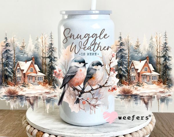 Snuggle Weather Christmas UV DTF Cup Wrap on Sale - Image 2