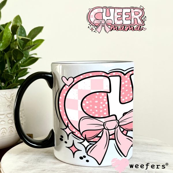 Pink Cheer Mama UV DTF Cup Wrap For Discount - Image 4