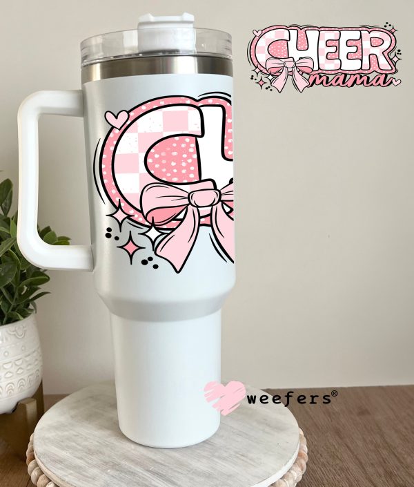Pink Cheer Mama UV DTF Cup Wrap For Discount - Image 3