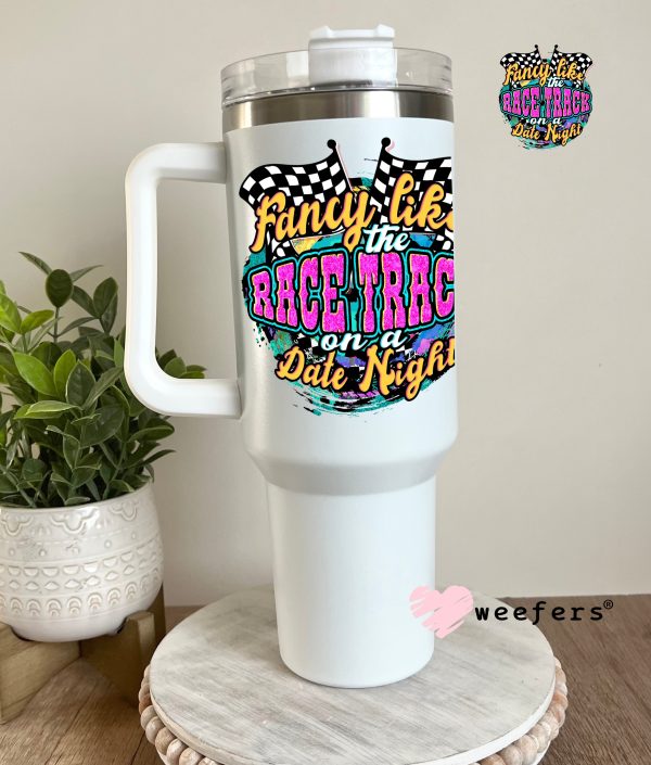 Fancy Like the Race Track on a Date Night UV DTF Decal Online - Image 3